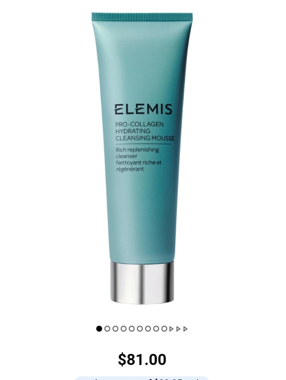 Elemis Pro-Collagen Hydrating Cleansing Mousse -